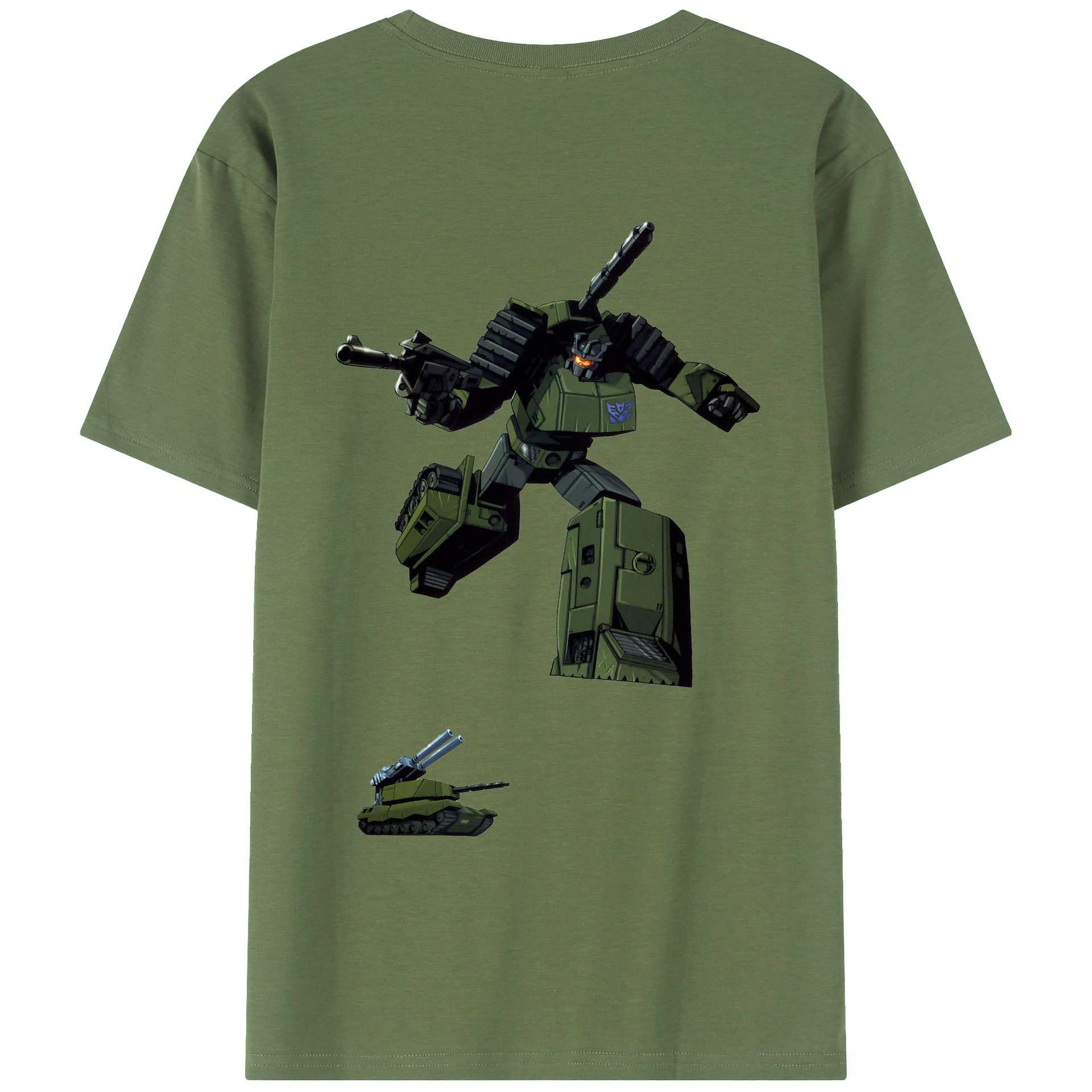 （画像用）  綿100％ メンズ半袖Tシャツ（バックプリント） 通気性